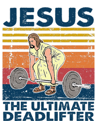 Vintage Jesus The Ultimate Deadlifter Funny Christian Gym City Backpack