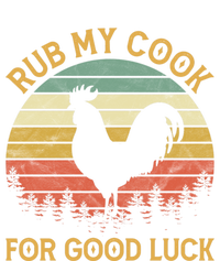 Funny Rooster Chicken Pun Rub My Cock For Good Luck T-Shirt