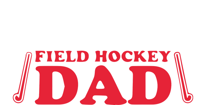 Father's Day Field Hockey Dad Gift Hockey Dad Grommeted Golf Towel