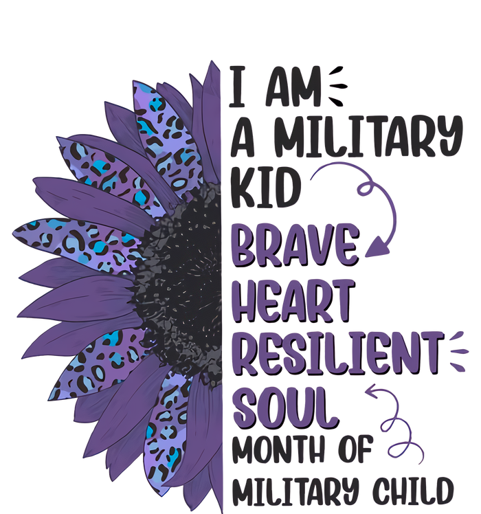 I Am A Military Child Brave Heart Resilient Soul Month Of Military Child Coffee Mug