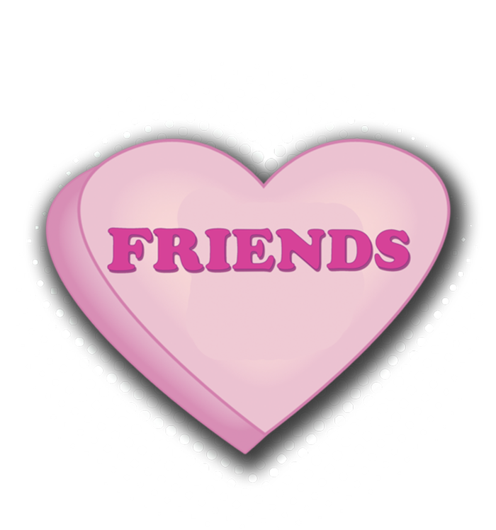 Galentines Day Friends Pink Heart Gift Tall Hoodie