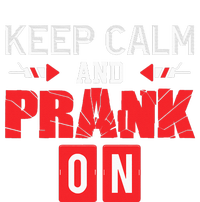 April Fools Day Keep Calm and Prank On Womens Funnel Neck Pullover Hood