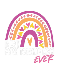 Rainbow Best Math Teacher Mom Leopard Mother's Day Metallic Star Ornament