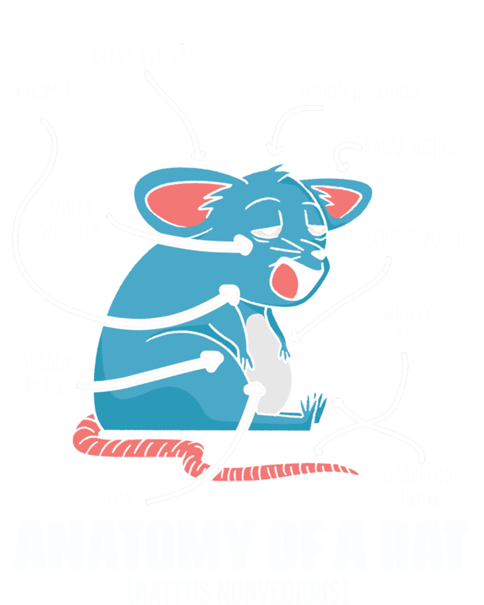 Humorous Animal Anatomy Rat Body Part For Rodent Lovers Meaningful Gift T-Shirt