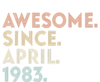 Awesome Since April 1983 Vintage 40th Birthday T-Shirt