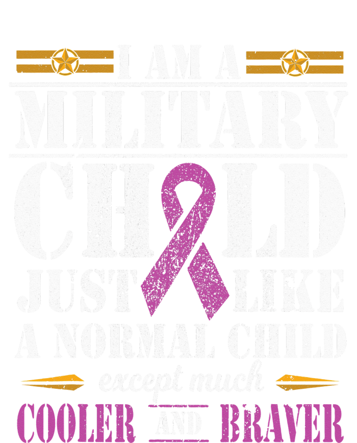 Military Child Month Purple Up Proud Patriotic Military Brat Toddler Sweatshirt