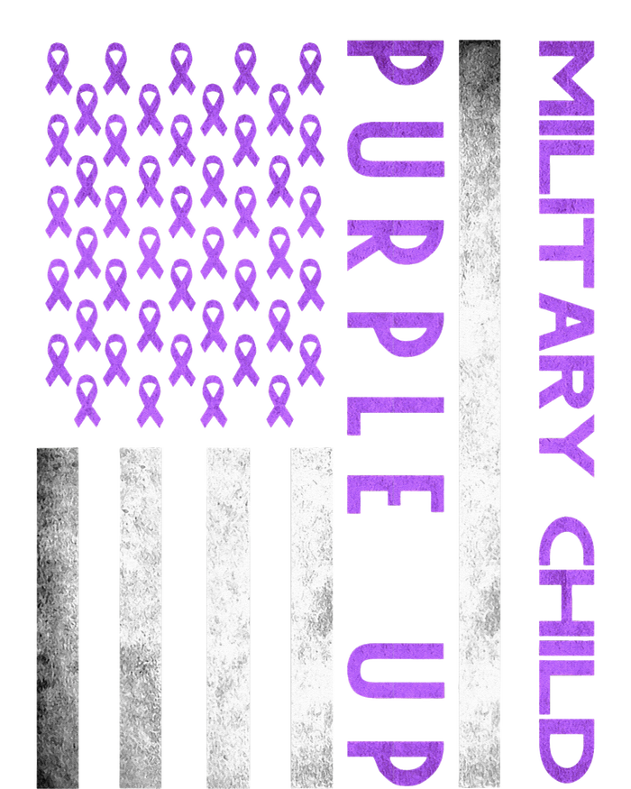 Purple Up Month Of Military Child Awareness Coaster