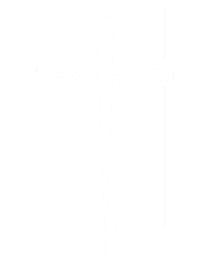 Nail Cross Christianity Canvas