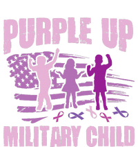 Purple Up Military Child US Flag Military Child Awareness T-Shirt