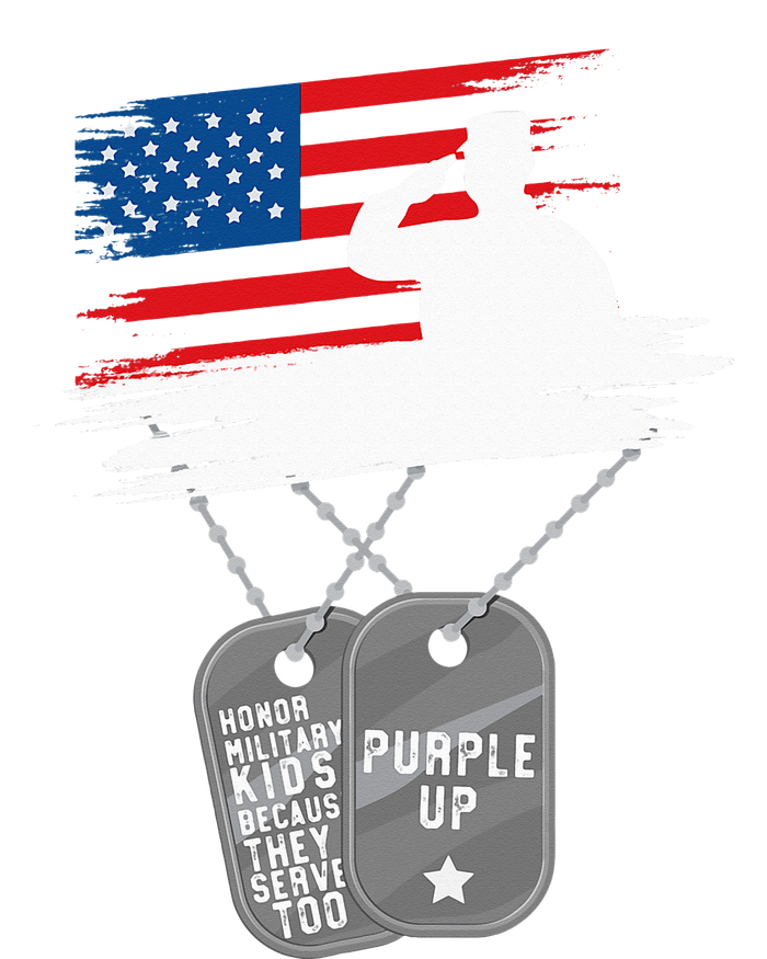 Purple Up Month Of Military Child Awareness T-Shirt