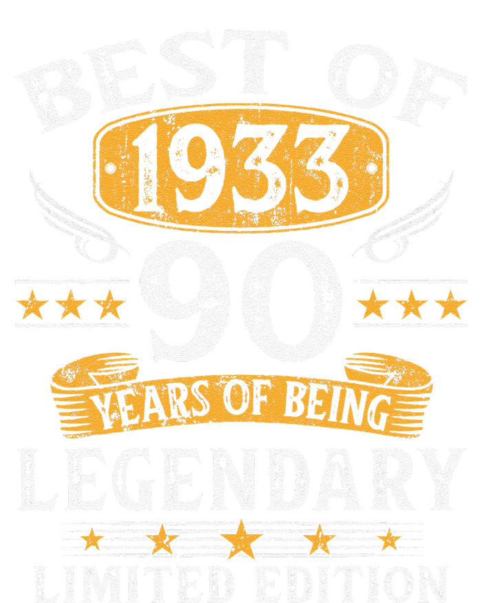 Best Of 1933 Limited Edition 90 Year Old 90th Birthday Gifts T-Shirt