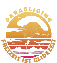 Paraglider Silhouette Retro Sunset T-Shirt