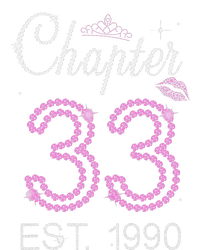 Chapter 33 Years Est 1990 33rd Birthday For Womens T-Shirt