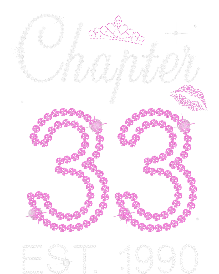 Chapter 33 Years Est 1990 33rd Birthday For Womens T-Shirt