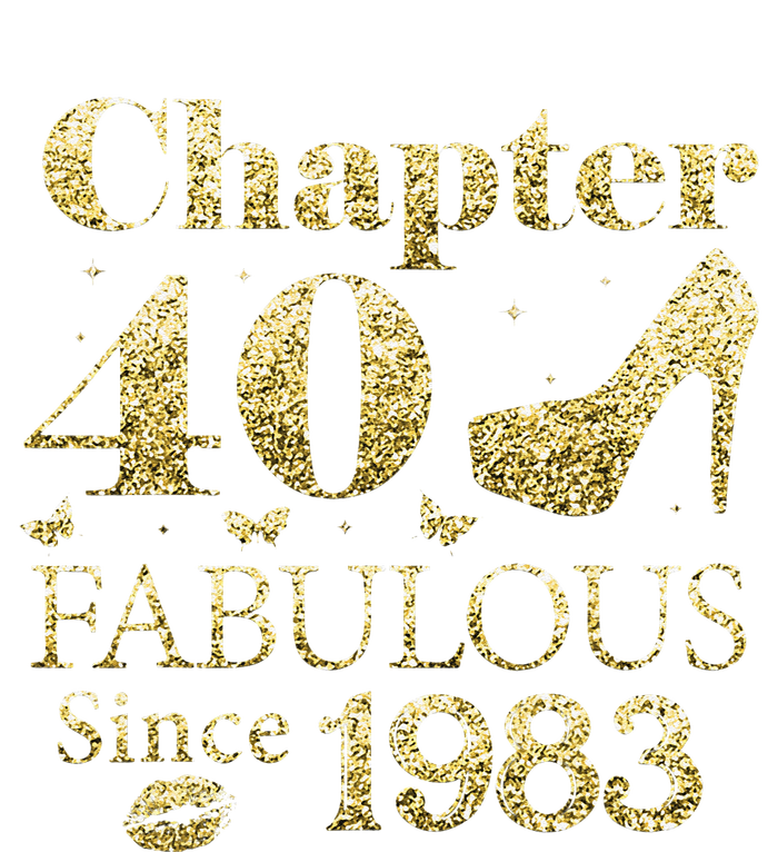 Chapter 40 Fabulous Since 1983 40Th Birthday Gift For Ladies Tall Long Sleeve T-Shirt