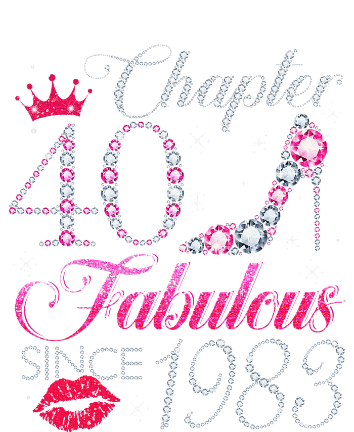 Chapter 40 Fabulous Since 1983 40Th Birthday Gift For Women T-Shirt