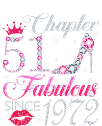 Chapter 51 Fabulous Since 1972 51st Birthday Gift For Women Cooling Performance Crew T-Shirt