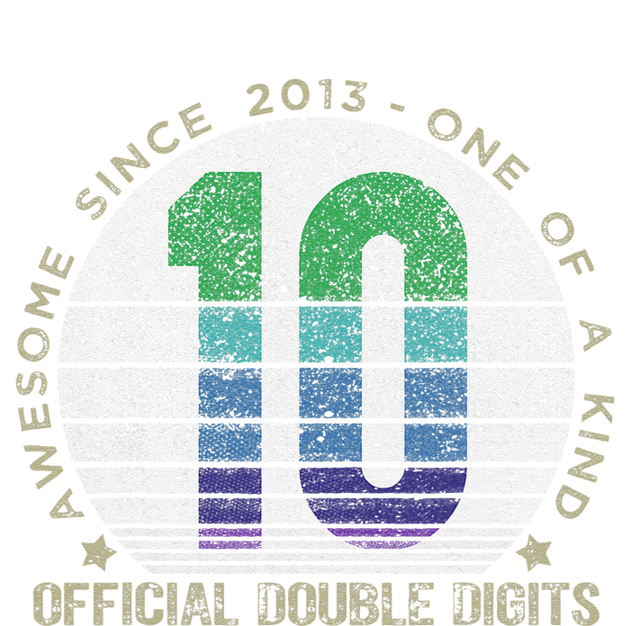 Double Digits Vintage 10 Year Old 10th Birthday Magnet