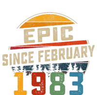 Epic Since February 1983 40th Birthday Gift 40 Years Old T-Shirt