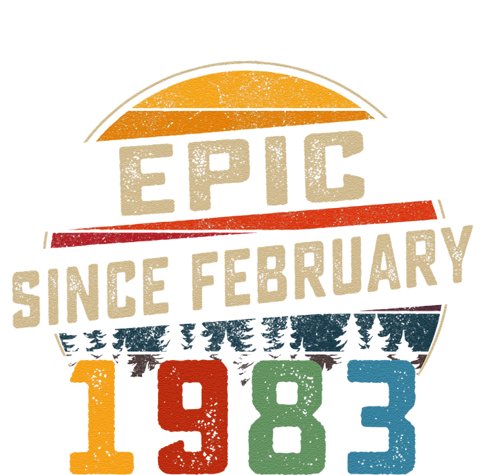 Epic Since February 1983 40th Birthday Gift 40 Years Old T-Shirt