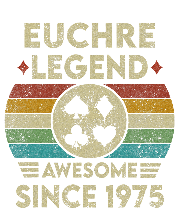 Euchre Legend 47 Years Old Awesome Since 1975 Euchre T-Shirt