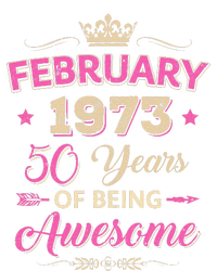 February 1973 50 Years Of Being Awesome Retro 50Th Birthday Softstyle Adult Sport Polo