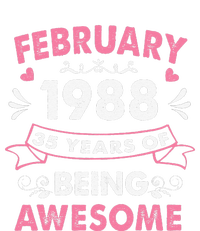 February 1988 35 Years Of Being Awesome 35th Birthday Gift PosiCharge RacerMesh Polo