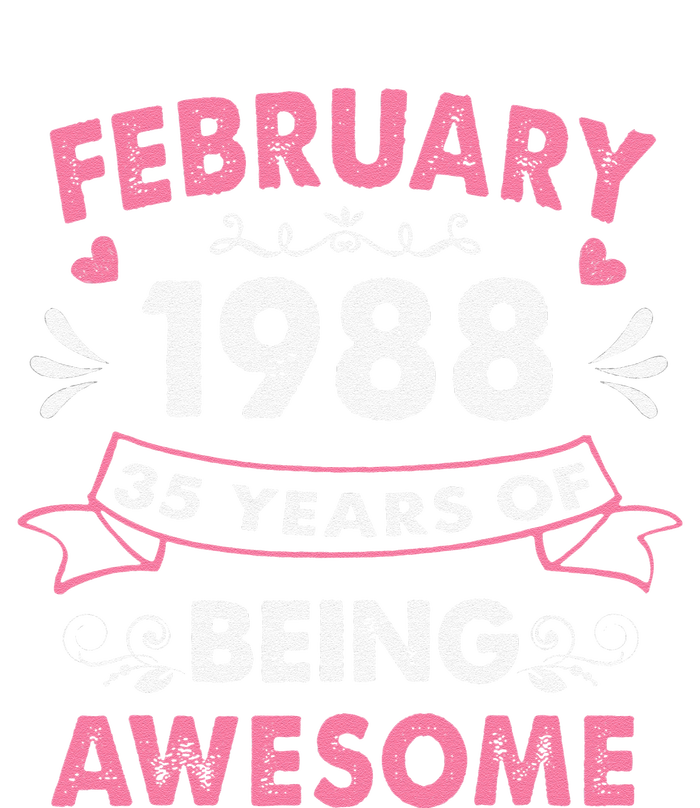 February 1988 35 Years Of Being Awesome 35th Birthday Gift PosiCharge RacerMesh Polo