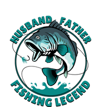 Funny Husband, Father, Fishing Legend Father's Day Gift T-Shirt