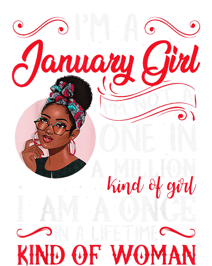 I'm A January Black Women Capricorn Birthday Gifts T-Shirt