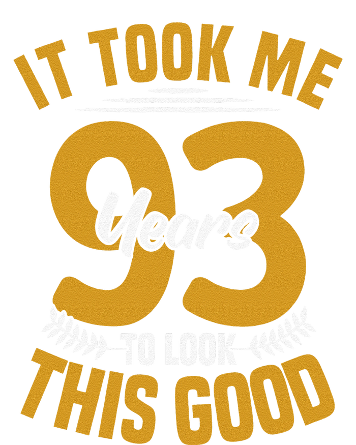 It Took Me 93 Years To Look This Good 93th Birthday Women's V-Neck T-Shirt