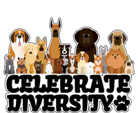 Funny Dog Lover Shirts 'Celebrate Diversity' Cute Dog Canvas