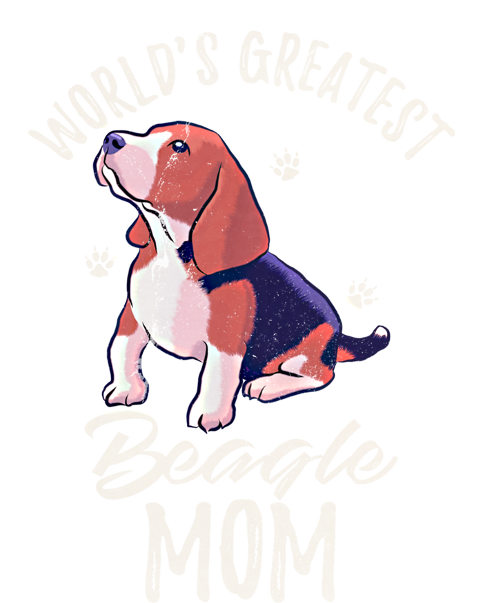 Vintage World's Greatest Beagle Mom Funny Puppy Mama Lover Gift Bumper Sticker