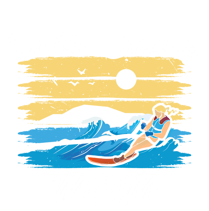 Water Skiing Mom Waterskiing Water Skiing Mothers Day Gift Ladies Long Sleeve Shirt