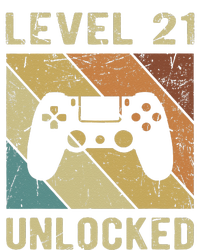 Level 21 Unlocked Birthday Decoration Funny Video Gamer Gift T-Shirt