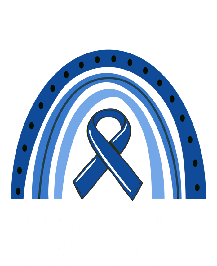 We Wear Dark Blue Colon Cancer Awareness Matching Family Gift Full Zip Hoodie