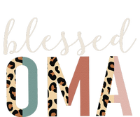 Blessed Oma Cute Leopard Print T-Shirt