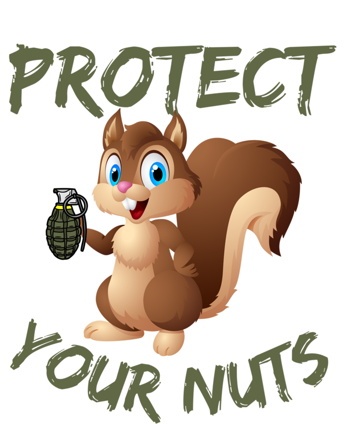 Protect Your Nuts Squirrel Inappropriate Adult Humor Gift Mesh Reversible Basketball Jersey Tank