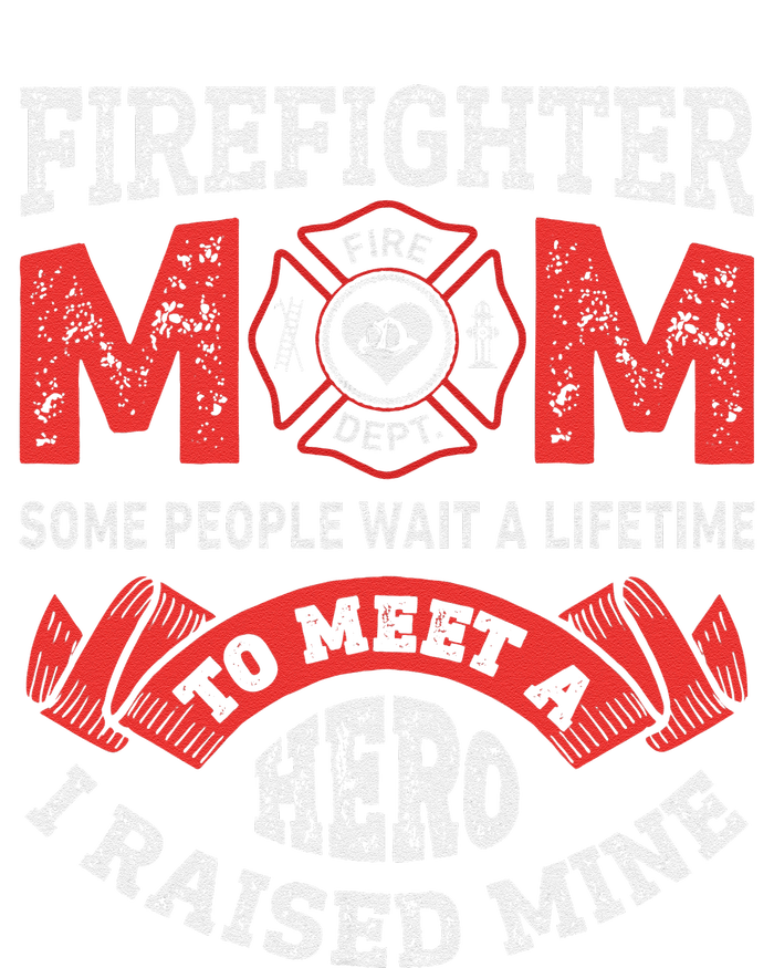 Firefighter Mom Firewoman Proud Moms Mother's Day Vintage T-Shirt