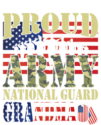 Proud Army National Guard Grandma Army Grandma Gift Usa Flag Gift T-Shirt