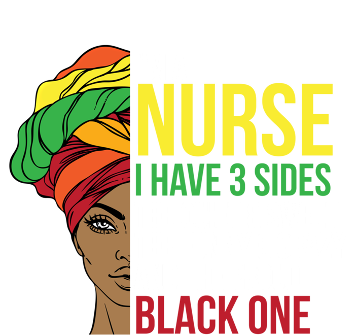 Proud Black Nurse Afro Cool Black History Month Gift T-Shirt