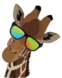 Good Time Hipster Giraffe, Giraffe Sunglasses Gift Toddler T-Shirt