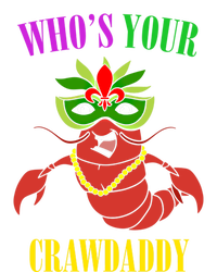 Whos Your Crawdaddy Crawfish Jester Beads Funny Mardi Gras Gift Women's V-Neck T-Shirt