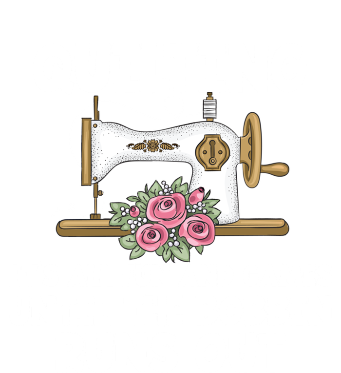 Quilting Its All Fun And Games Until The Bobbin Runs Out Gift Ladies Essential Flowy Tank