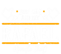 Rafael Keep Calm And Let Rafael Handle That Gift Striped Beanie with Solid Band