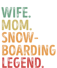 Wife Mom Snowboarding Legend Cute Gift Pom Pom 12in Knit Beanie