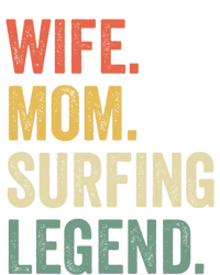 Wife Mom Surfing Legend Funny Surfer Vintage Great Gift Premium T-Shirt