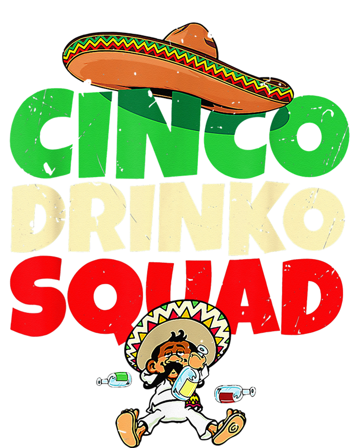 Cinco Drinko Squad Drinking Party Fiesta Funny Cinco De Mayo T-Shirt