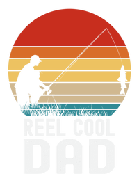 Reel Cool Dad Grandad Fisher Daddy Father's Day Fishing Gift Kids Tie-Dye T-Shirt