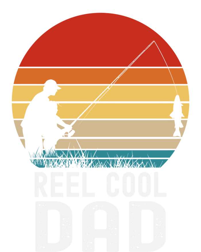 Reel Cool Dad Grandad Fisher Daddy Father's Day Fishing Gift Kids Tie-Dye T-Shirt